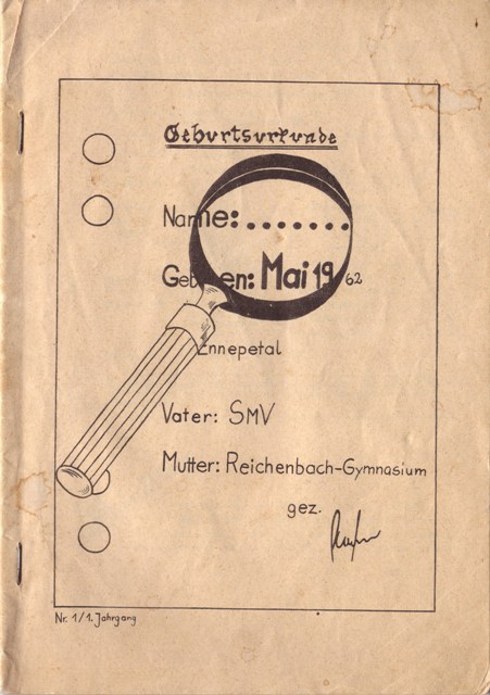 1. Ausgabe Mai 1962